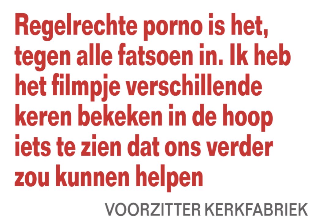 Hij heeft het filmpje verschillende keren bekeken.