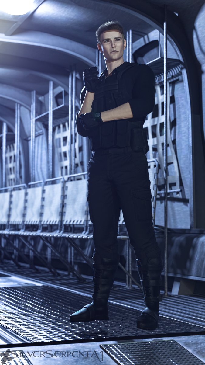 "Sure I'm not human any more. But just look at the power I've gained!" - Code Veronica X 
                                          Albert Wesker

My own custom model. It took me forever to get the vest right.

#rebhfun #residentevil #biohazard #codeveronica #albertwesker #fanart