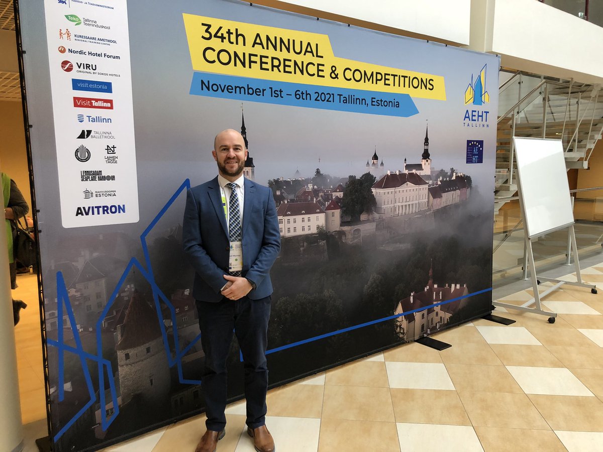Delighted to be in Estonia 🇪🇪 as the new national representative for Ireland 🇮🇪 at the European Association of Tourism &amp; Hotel Schools