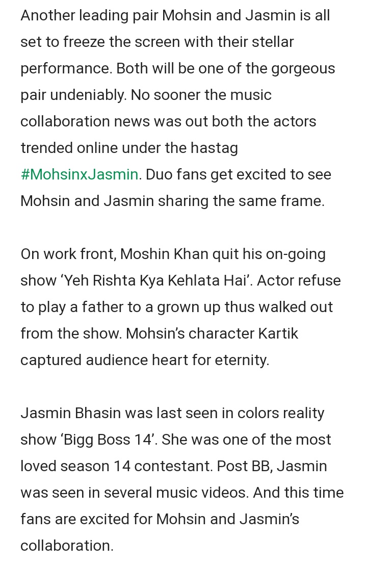 zk_zarishkhan's tweet photo. India Forum's u guys are the Best @indiaforums

Can't wait anymore 😭😍

Song ka name hy bata doh? Ya phur Poster hy deh doh 😩

#MohsinKhan #JasminBhasin https://t.co/WORRl23V4X
