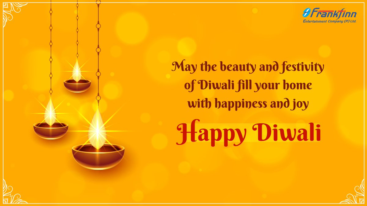 Frankfinn_Ent's tweet photo. The festival of lights that fills everyone's lives with an abundance of happiness &amp; positivity is here! We wish you all a very Happy Diwali!

#FECPL #India #Diwalli #Diwali2021 #Deepavali #happydiwali2021 #Deepavali #HappyDiwali https://t.co/B5yC1UwUt3