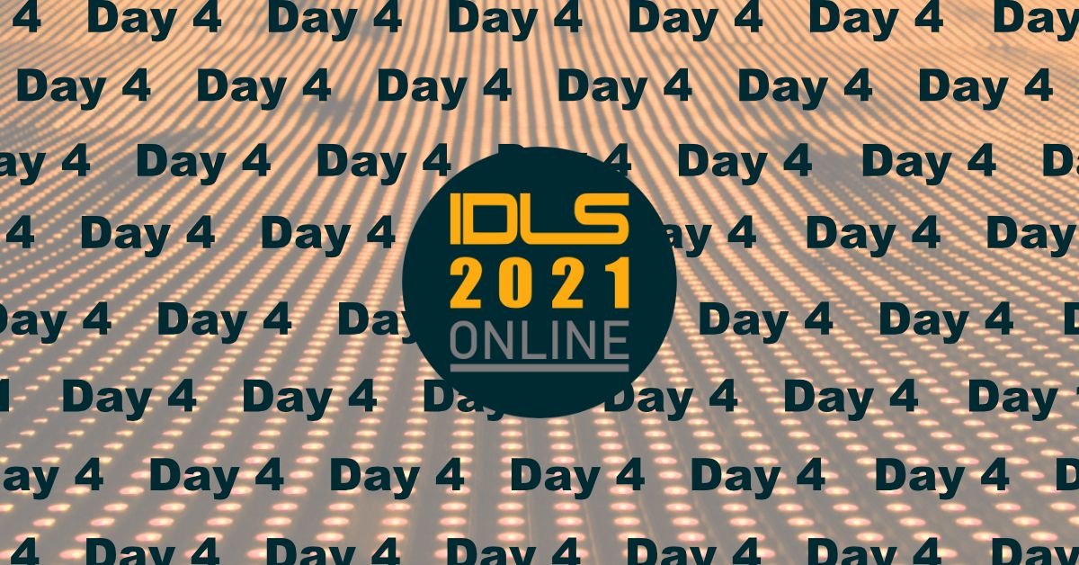 IdlSoc's tweet photo. Welcome to Day 4 of #IDLS2021 Online. Today we have a whole range of demonstrations and talks lined up starting with a networking session at 08:00 GMT. Join here: https://t.co/WOMhE64iV2 
This event is only open to registered members. https://t.co/7cxGUdY9hG