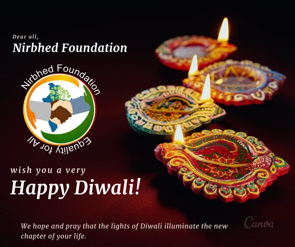 NirbhedNGO's tweet photo. #Nirbhed Foundation wishes you a safe and prosperous festive Diwali!
May your #Diwali be free from darkness and abundant with light.
#Diwali2021 #HappyDeepavali 
#निर्भेद_है_हम https://t.co/hjiOATsRxS