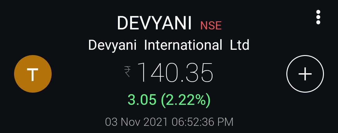 TWLCommunity24's tweet photo. #DEVYANI International
CMP 140.
BUYING RANGE - 50% BETWEEN 123-141
REST 50%(IF MARKET DIPS- 111-123)
TARGET 278/315/417/560
SPAN- 1-2YEAR.(can show even in 6months, once we see 173 levels)
🙏can Retweet, so that others too can benefit.
#HappyDeepavali
#STOCKSLOVE https://t.co/TrFE2xvckX