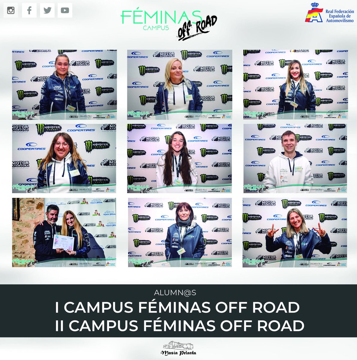 ¿𝗩𝗔𝗠𝗢𝗦 𝗔 𝗣𝗢𝗥 𝗘𝗟 𝗜𝗜𝗜 𝗖𝗔𝗠𝗣𝗨𝗦 𝗙𝗘𝗠𝗜𝗡𝗔𝗦 𝗢𝗙𝗙 𝗥𝗢𝗔𝗗 𝟮𝟬𝟮𝟭?

#Feminas #Feminasoffroad #campus #driver #codriver #masiapelarda #motoraventura #RFEdeA #mujerymotor #mujerydeporte