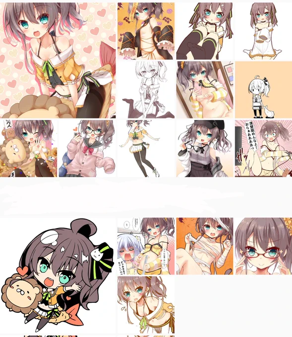 ここにないのもわりとあるけど、まだあんまり数描けてない 
