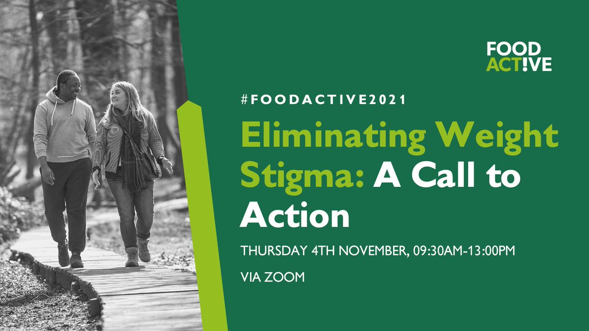 Who’s joining us for the #FoodActive2021 Conference today?

We are excited to welcome 500 delegates &amp; speakers to our annual conference to explore #weightstigma. 

If you missed out on a ticket, follow #FoodActive2021 today &amp; check our socials for the recording later this month!