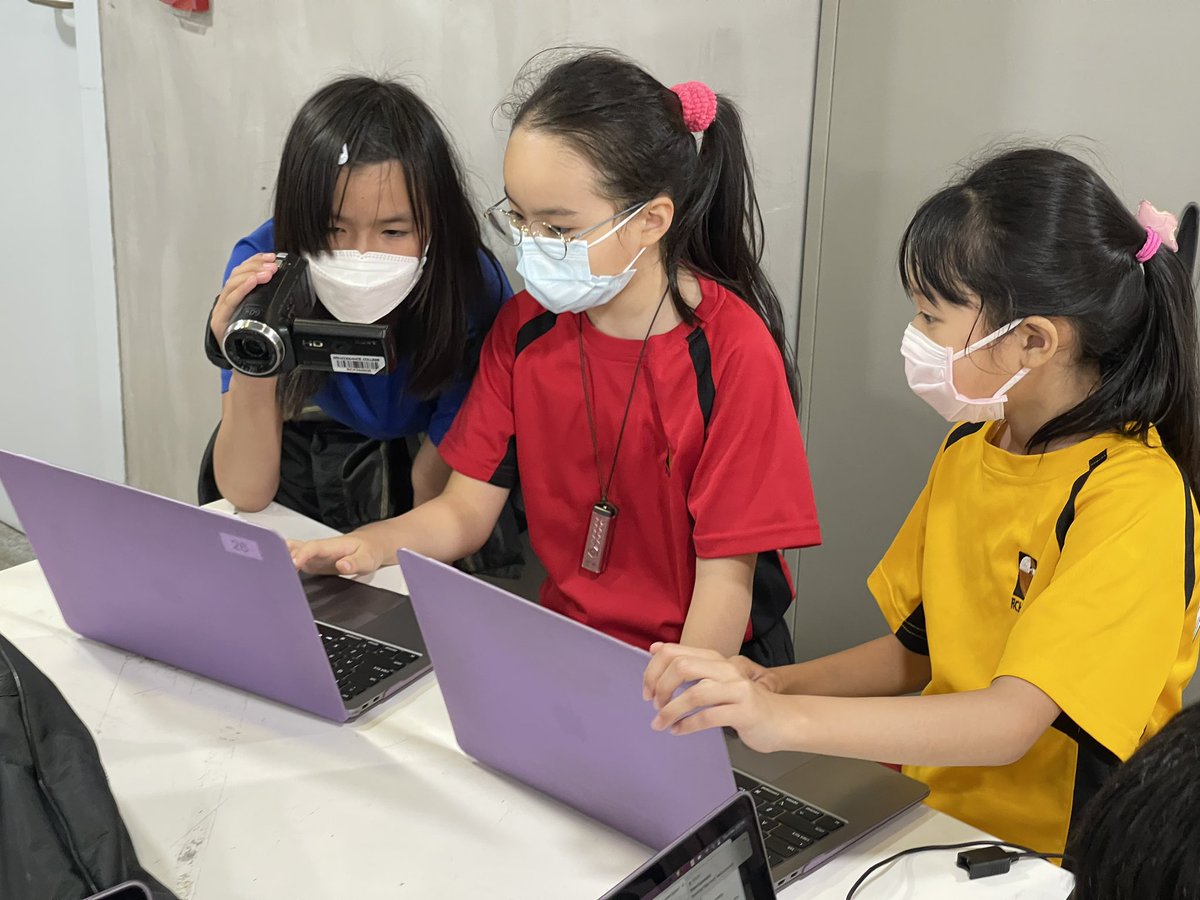 Working with our Y5 Ss to make them videographers and editors. 2 very different skill sets. A lot of times, my job is to get out of the way of their learning. More importantly I help them to understand what to do when they don’t know what to do. #rchkpyp #rchkrdc