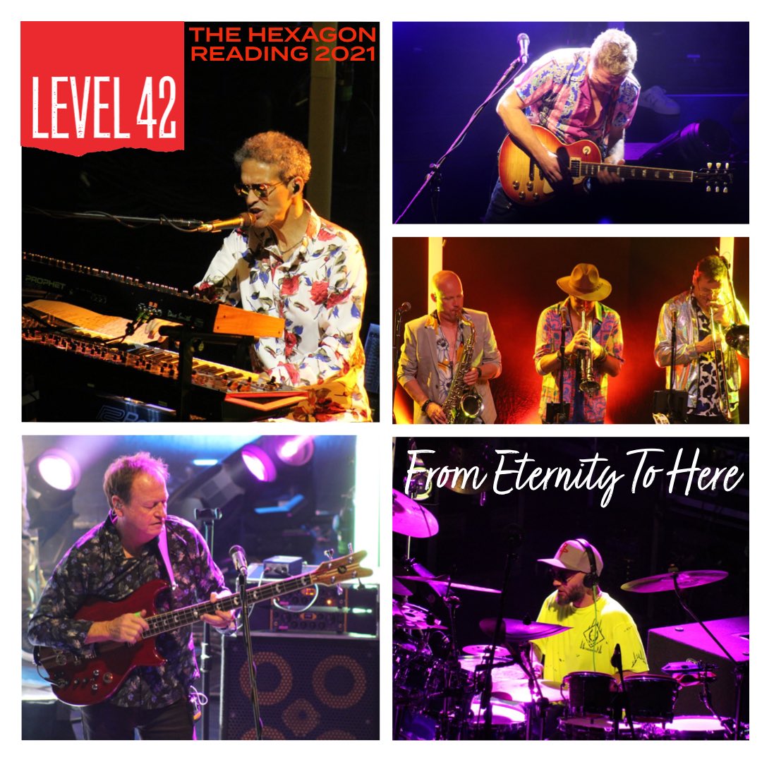 A bit of the old and the new. #level42 #tour2021 #frometernitytohere #aphysicalpresence