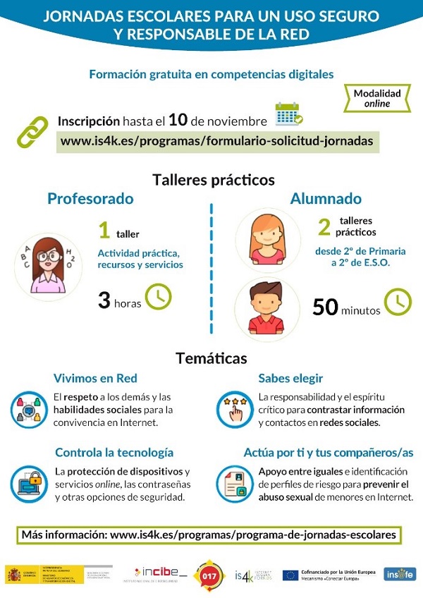 vulpeti's tweet photo. Aprovecha la oportunidad de participar con INCIBE en las ‘Jornadas Escolares para un uso seguro y responsable de la Red’
https://t.co/46bw7J0i6R
#ciberseguridad @INCIBE https://t.co/MkqqGnHnQ7