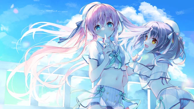 例えば、この作品みたいに、あえて背景シンプルにして、だけど一枚絵としてストーリーを想像させるような魅せる技術が超すごいすいみゃさんとか!!! 