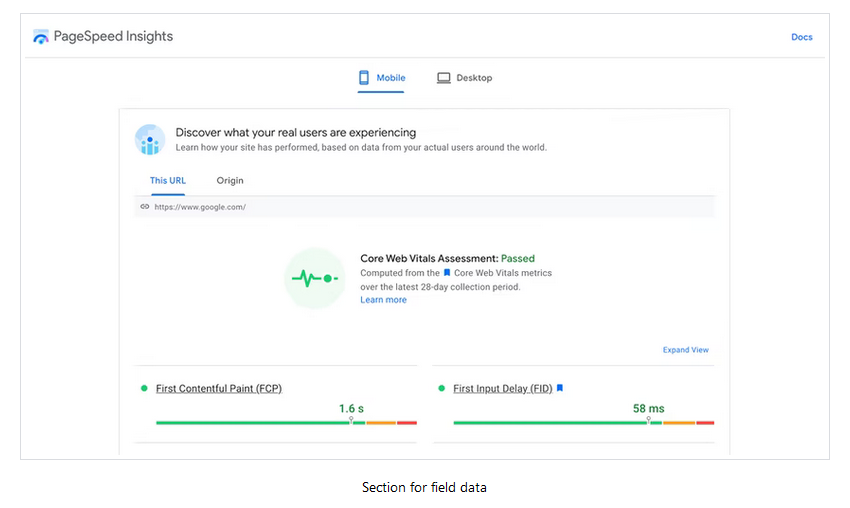 seostratega's tweet photo. Google anuncia cambios en Pagespeed Insights, y no sólo estéticos. 

Actualiza su código (la base tenía ya 10 años), mejora su interfaz y separará más claramente los datos de laboratorio de los de campo (tomados de usuarios reales) y dará más detalles sobre estos últimos. #WPO https://t.co/wPQy2jrmIi