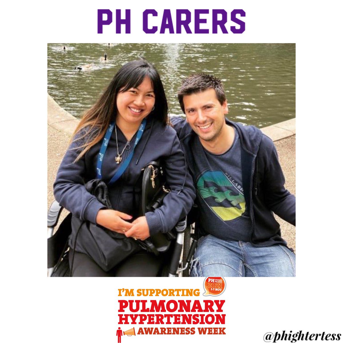 maritess_mt's tweet photo. π ββ ππππ - π»ππͺ π π
The hospital trips, doctors apts, caring at home - sorting meds, etcβ¦ Being a carer to a PHβer can be a full time job, & most are UNPAID! Read Terryβs blog βTogether, we can do this.β https://t.co/JV2qIw5qzD π #PHWeek21 #HearOurVoices @PHA_UK https://t.co/PkP1CZtUE4