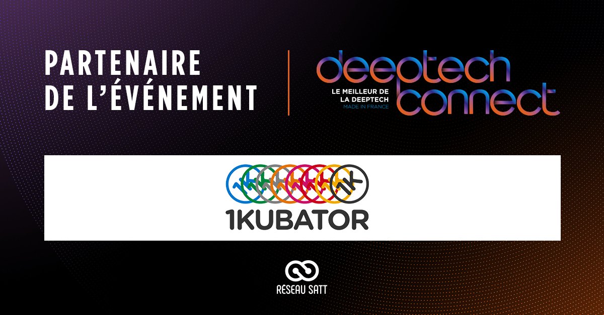1Kubator's tweet photo. #EVENT 📆 | Le réseau @1kubator sera présent au #DeepTechConnect le 17 novembre prochain sur le stand n°5.
Parmi les 100 startups présentes, nous retrouverons @Skilder_pro, #Rhizomex, #Hawkcell, alumnis et accélérées chez @1kubator.
Le programme 👉 https://t.co/or1dsD0Kyw https://t.co/XxIrhUo7bu