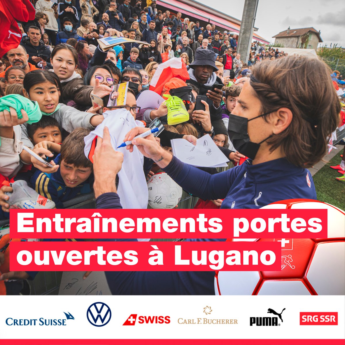 2 allenamenti aperti al pubblico allo Stadio Cornaredo:
📆 8.11 🕔 17:00
📆 9.11 🕦 11:30

ℹ️ I tifosi sopra i 16 anni dovranno mostrare il certificato covid e la carta d’identità.

Vi aspettiamo! 😊

☝️ Öffentliche Trainings in Lugano / Entraînements portes ouvertes à Lugano ☝️