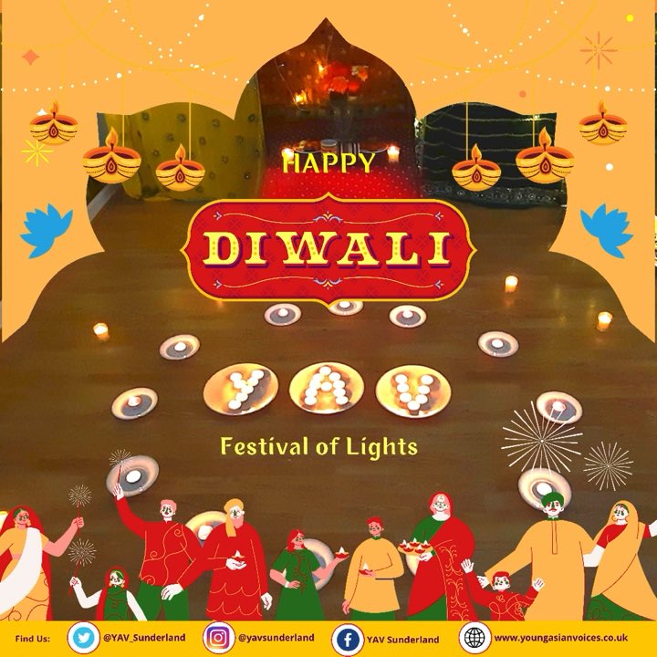 YAV_Sunderland's tweet photo. @YAV_Sunderland wishes one and all celebrating a very #HappyDeepavali 🥳May this #FestivalOfLights light happiness, hope, good health and prosperity 🙏🏻
#Diwaliwishes #दिवाली #Diwali #yav96 https://t.co/0feqha6Oo3