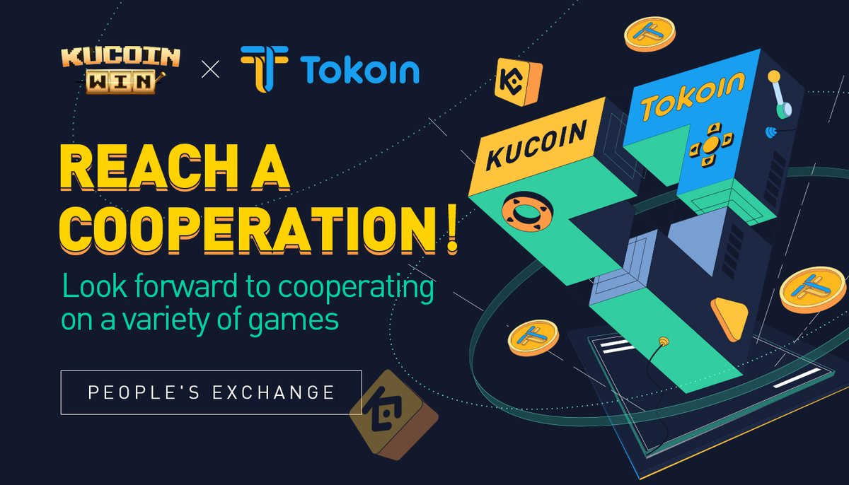 kucoincom's tweet photo. #KuCoin &amp; @TokoinGlobal have signed an agreement that will see both parties launch an amazing verified #gaming experience!

More details and marketing activities in upcoming weeks. Stay tuned! 🔥 https://t.co/TsiaHmZOio