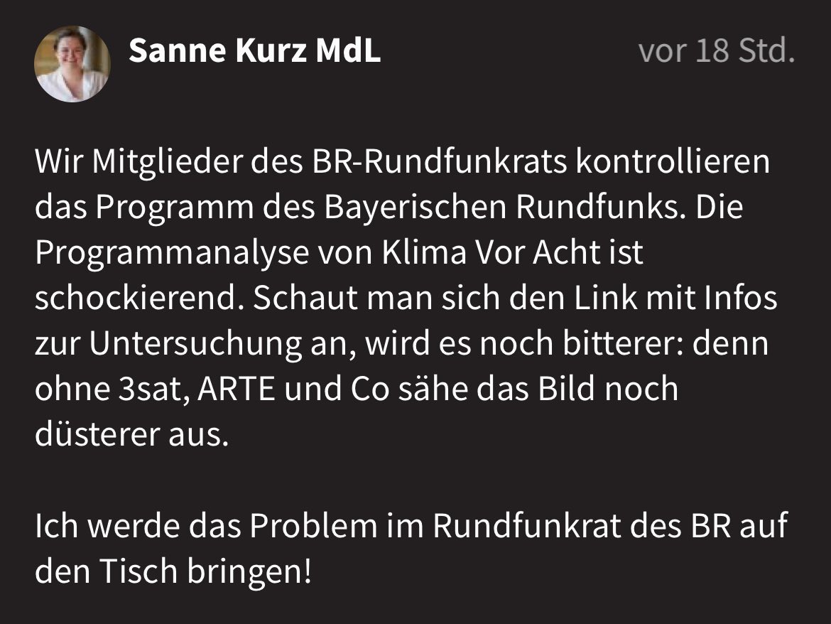 Jumpsteady's tweet photo. Drüben auf Facebook ist @KlimaVorAcht nun auch beim BR-Rundfunkrat angekommen. Es wäre wichtig, die #KlimaMedienKrise genau dort anzusprechen. https://t.co/tXN6FMLLK8