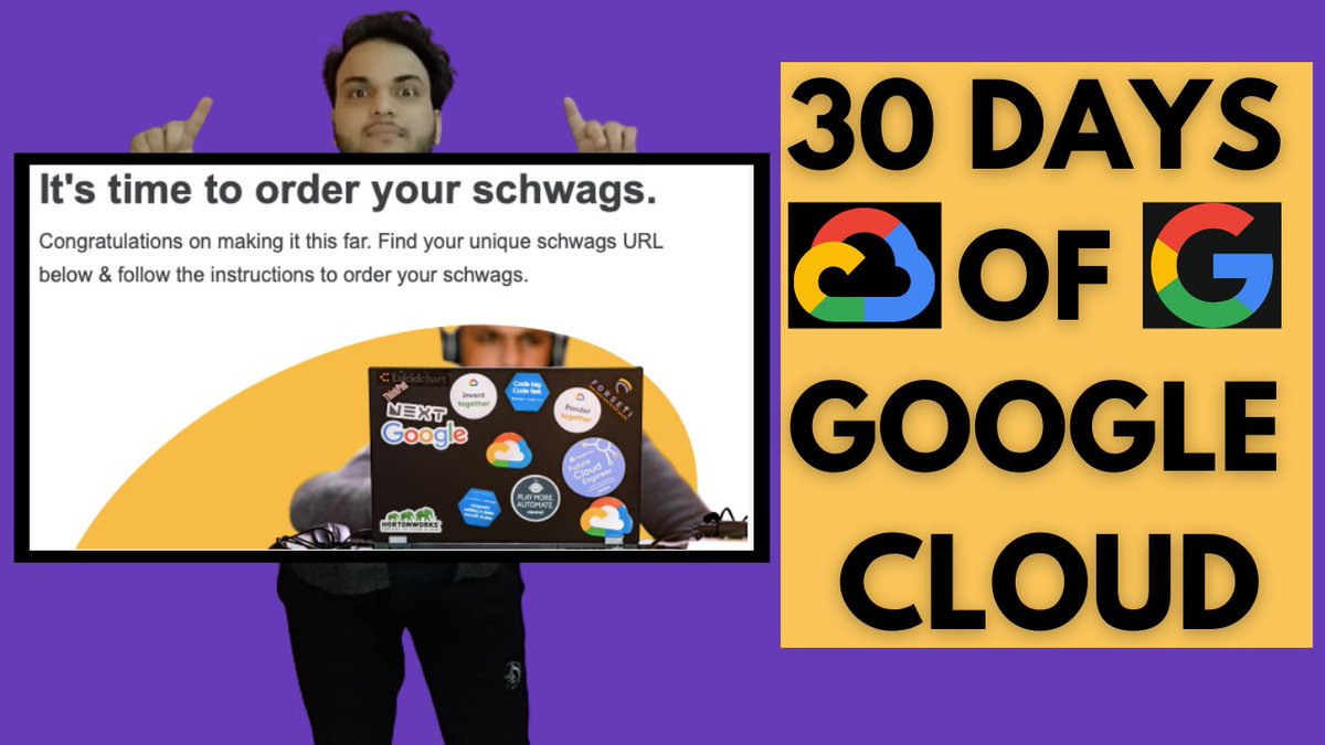 BtechCommWallah's tweet image. Claim Your Goodies For 30 Days Of Google Cloud|30 Days Of Google Cloud Program 2021 #googleswags#BCW

Youtube Link - youtu.be/JjpO2-KpFNM

#30daysofgooglecloud #googlecloudbadge #googlecloudtraining #googlecloudplatformgcp #googlecloudskillsboost