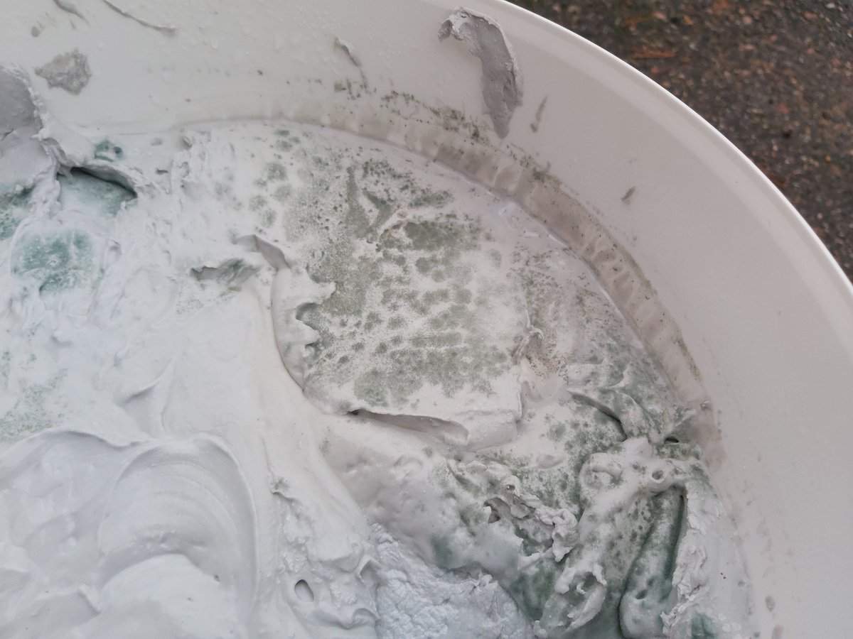 bonytrick's tweet photo. @teknos_group we've had a couple of tubs of your LF Kevyt Hienotasoite go mouldy recently... what's going on?? https://t.co/7w3z5cu8Yu