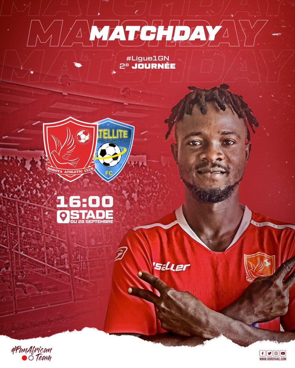 HACofficiel's tweet photo. ๐ฅ๐๐ข๐จ๐ฅ ๐๐ ๐ ๐๐ง๐๐๐ฅ
๐ #Ligue1GN๐ฌ๐ณ
๐ 2e Journรฉe
๐ ๐ฆ๐๐ง๐๐๐๐๐ง๐ ๐๐
๐ Stade 28 Septembre
โฑ 16:00 GMT
๐บ CIS TV, Kaback TV
#HACSAT
#PanafricanTeam ๐ดโช๏ธ https://t.co/gCNe4QMgDs
