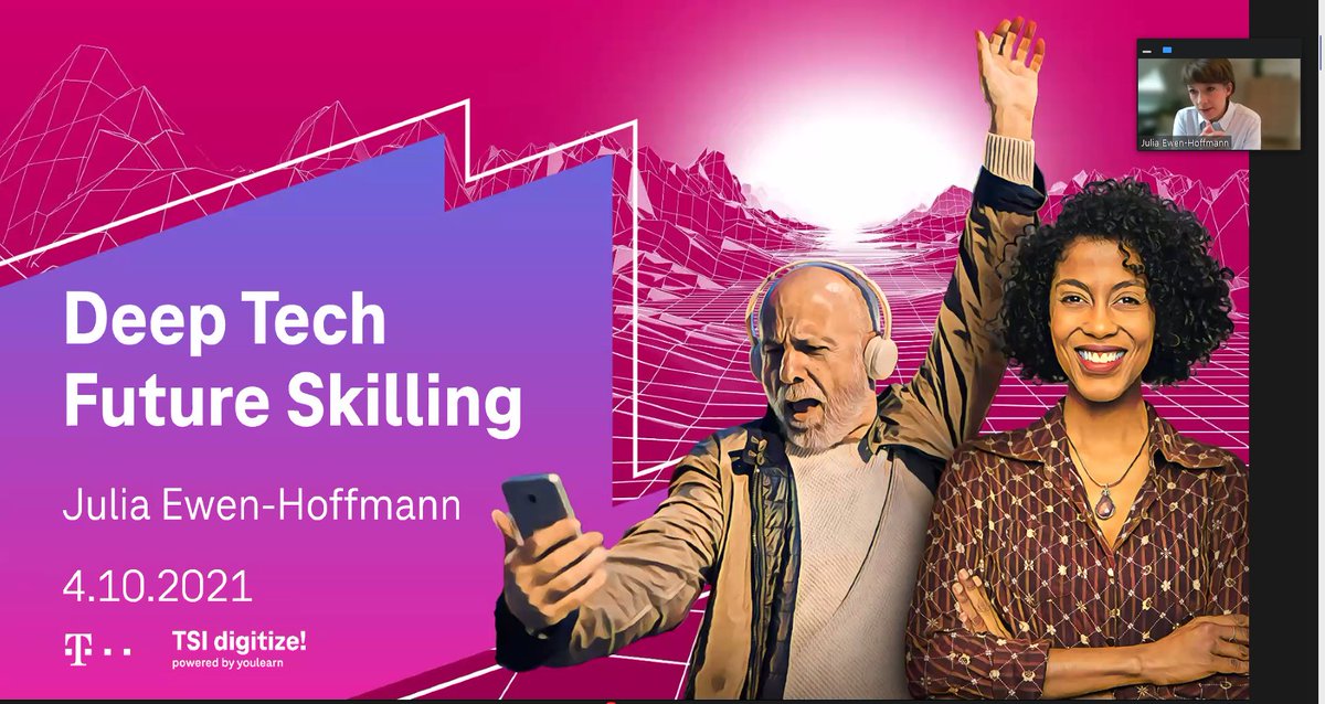 froileinkiki's tweet photo. Ich freue mich suuuuper auf die Key Note von Julia Ewen-Hofmann von @tsystemscom zum Thema #FutureSkills auf unserem #LearningConnect Event ❤️ #weEmpower #NewWork #CorporateLearning https://t.co/zp0C5dE0pg