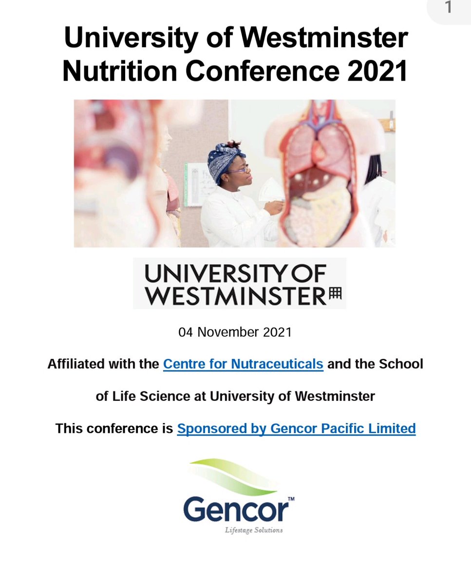 NutritionUow's tweet photo. The @UniWestminster @LifeSciWestmin Nutrition Conference is today from 8:50 -17;45. Join us via Teams by clicking on the link below: 
https://t.co/OV2hGGi6vL. For more info click here: https://t.co/oRfgtQ9XZG. @UoWNutra @peter_bonfield #WeAreWestminster https://t.co/XGkXtMe93s