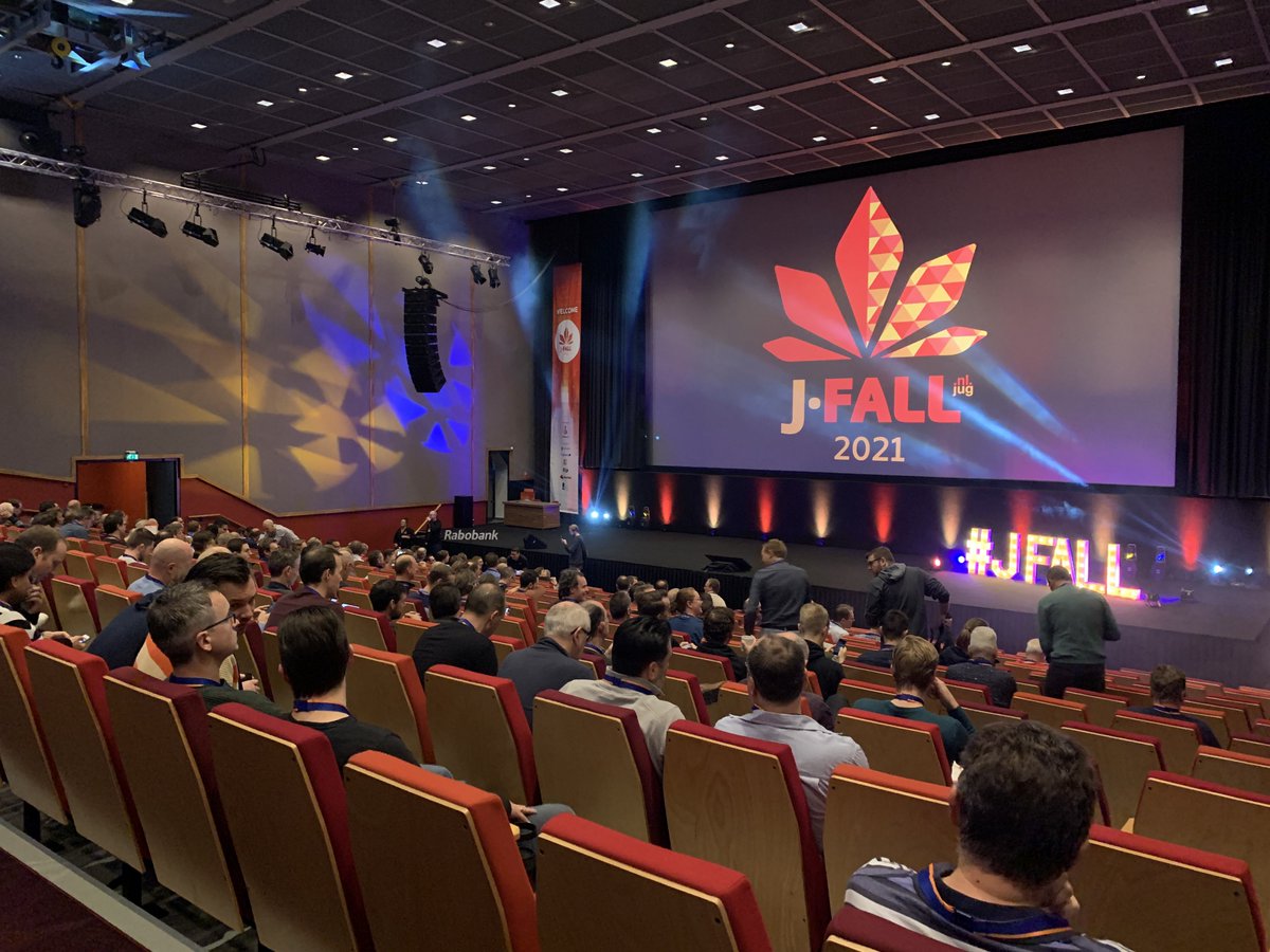 De #jfall conferentie staat op het punt van beginnen. Eindelijk weer na 2 jaar. #zinin <a href="/jfallconf/">J-Fall 🇳🇱</a> #Java