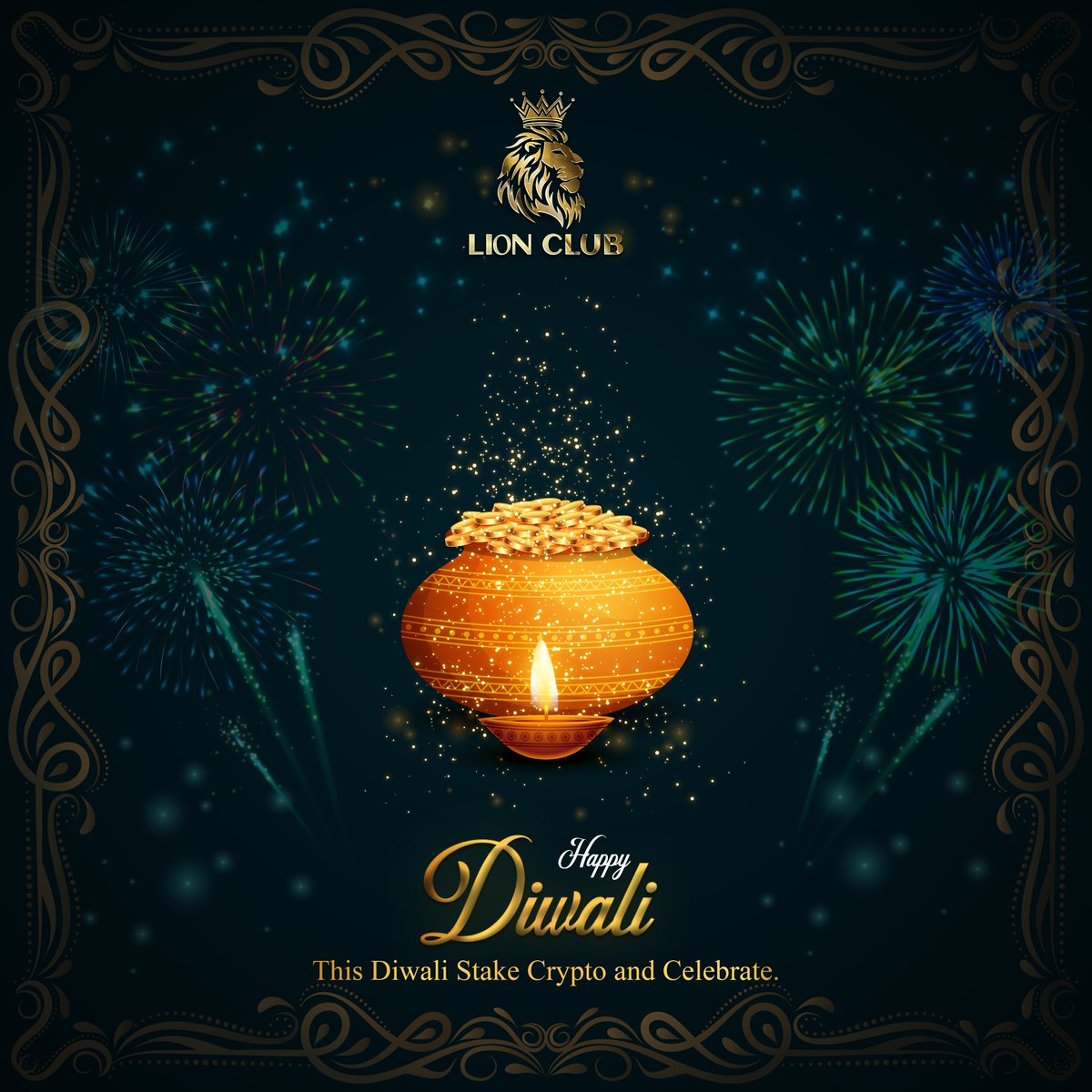 LionClubToken's tweet photo. This Diwali Stake Crypto &amp; Celebrate Lion Club Token💥
#Diwali #festivevibes #cryptofestival #diwaliwishes #loinclub #cryptotokens #casinogames #fantasysports #livegaming #nft #marketplace #cryptoworld #cryptocurrencies #btc #cryptoinvestor #invest #forexlifestyle #cryptotrading https://t.co/IFpotPbrRx