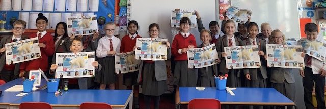 NULS_Prep's tweet photo. A huge Thank You to @theweekjunior for keeping pupils in Year 4 @NULSchoolUK so brilliantly informed! Great to see our children showing such interest in @COP26 - and such love for the world we live in. @NULS_PrePrep @PolarBears #WeAreNuls https://t.co/oAL89QgUyn