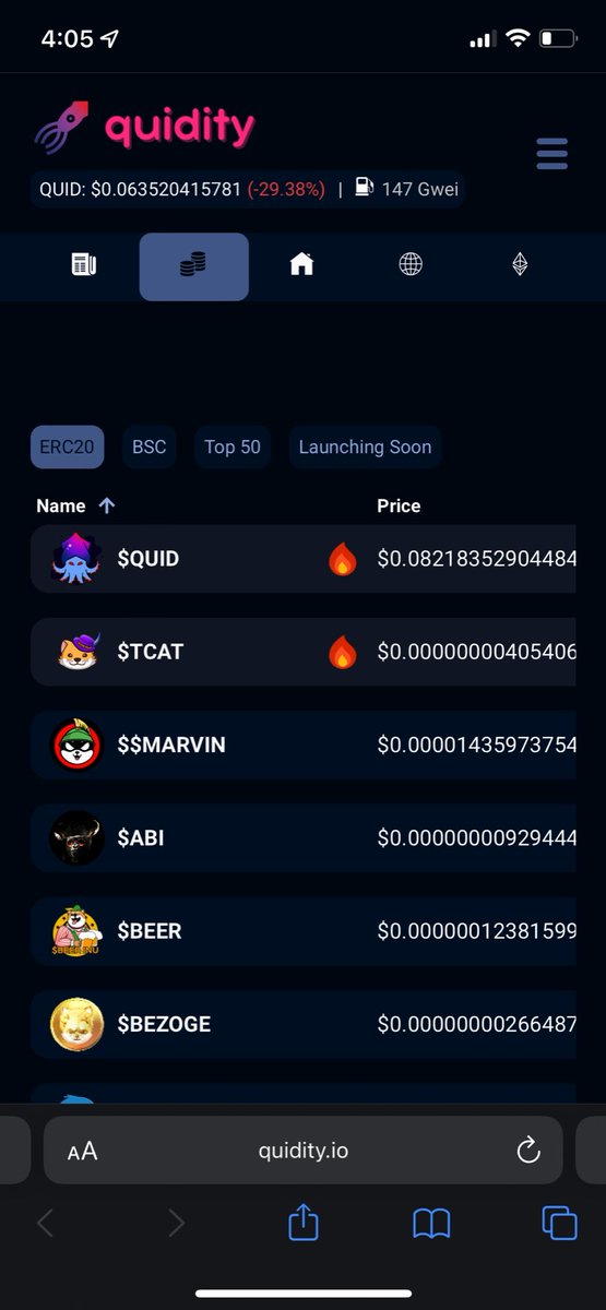 WolfofCryptoBLV's tweet photo. New listing alert 🚨 Marvin Inu Token
Quidity App: https://t.co/HliXbuJtdd
$Marvin
TG: https://t.co/q950p6S7Br
Twitter: @Marvin_Inu 

Check it out 🚀🚀🚀🚀

#MarvinInu #Crypto #qudity #NewListingAlert

DM me for new listing inquires 📲 https://t.co/NvoFtKFm82
