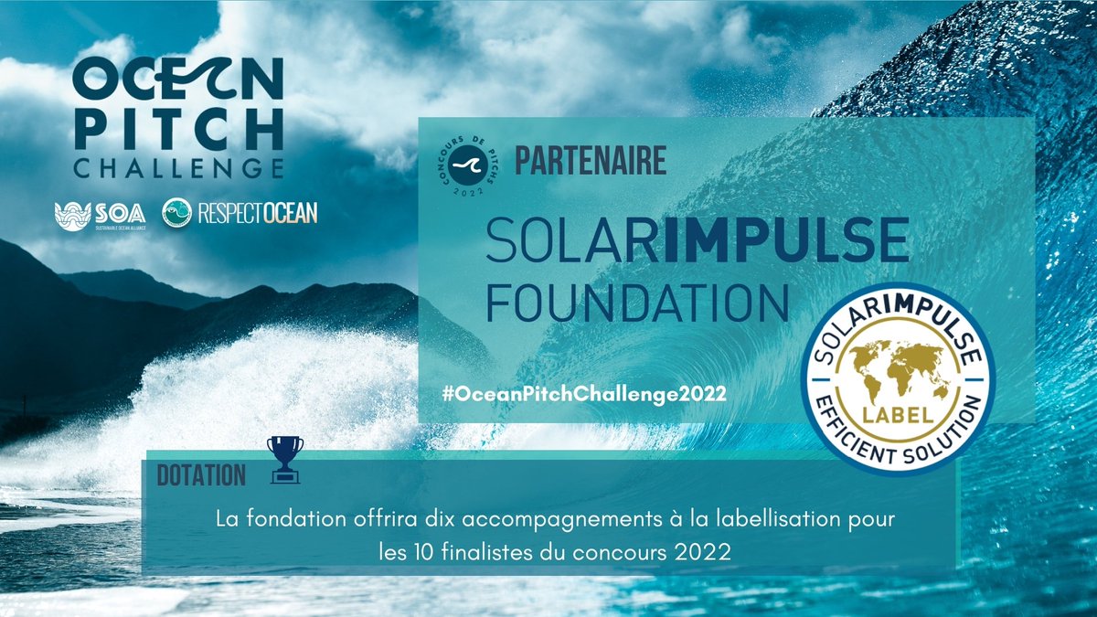 RespectOcean ๐ (@respect_ocean) on Twitter photo ๐ #OceanPitchChallenge2022 - <a href="/solarimpulse/">Solar Impulse Foundation</a>, partenaire de l'รฉdition 2022 ! Bienvenue ร bord!
๐ซ La fondation offrira dix accompagnements ร la labellisation pour les 10 finalistes du concours 2022.
โถ๏ธ Plus d'informations sur l'รฉdition 2021: cutt.ly/gR3KEWA ๐ #OceanPitchChallenge2022 - <a href="/solarimpulse/">Solar Impulse Foundation</a>, partenaire de l'รฉdition 2022 ! Bienvenue ร bord!
๐ซ La fondation offrira dix accompagnements ร la labellisation pour les 10 finalistes du concours 2022.
โถ๏ธ Plus d'informations sur l'รฉdition 2021: cutt.ly/gR3KEWA