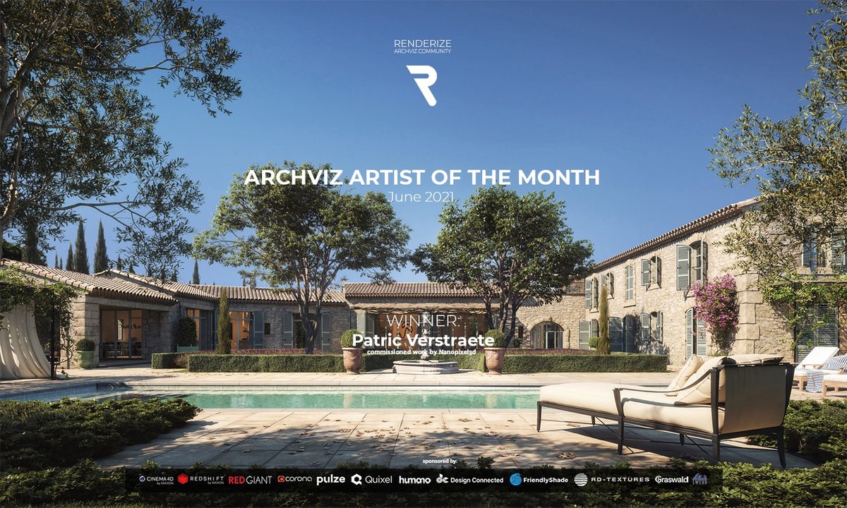 What a nice surprise!
Archviz Artist of the month june 2021😍
renderize.net/artist-of-the-…