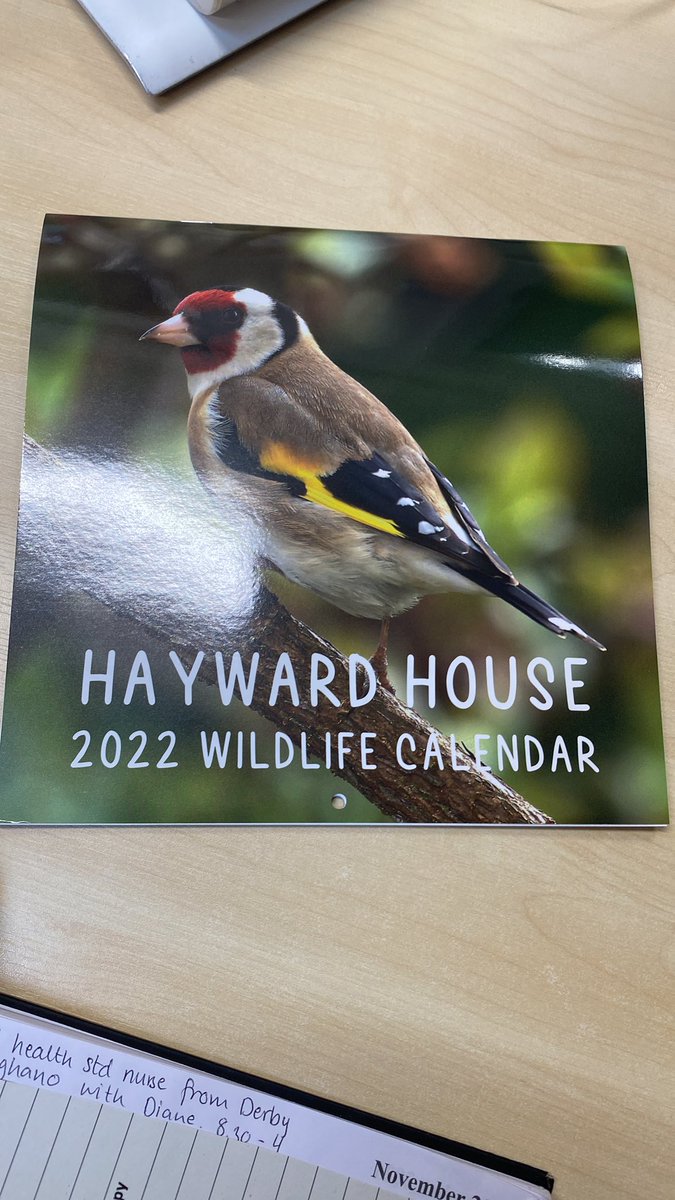 HaywardHouseNUH's tweet photo. We are currently selling calendars in memory of our special friend and colleague Noel. Noel was a keen photographer in his spare time and the calendar is made up of a selection of Noel’s wildlife photos he had taken all proceeds will go towards Hayward house Calendars are £10 https://t.co/AnbhdJ9f1D