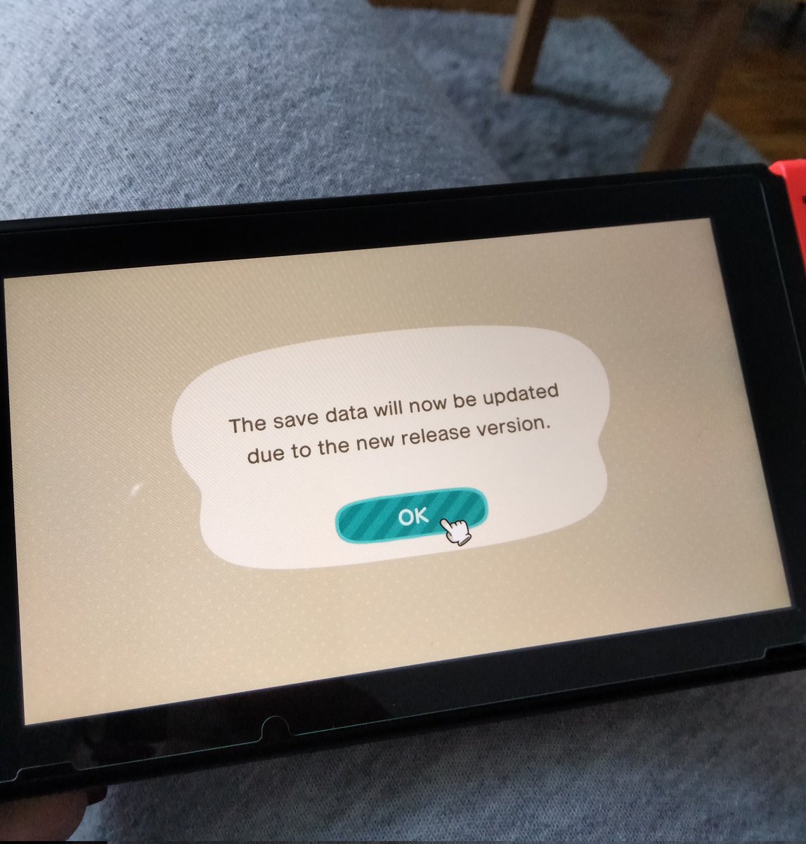 moosocks's tweet photo. Oh @Nintendo you treat us well haha a cheeky early release of the new update! #AnimalCrossingNewHorizons #AnimalCrossingupdate #earlyupdate https://t.co/be9CUQn1GB
