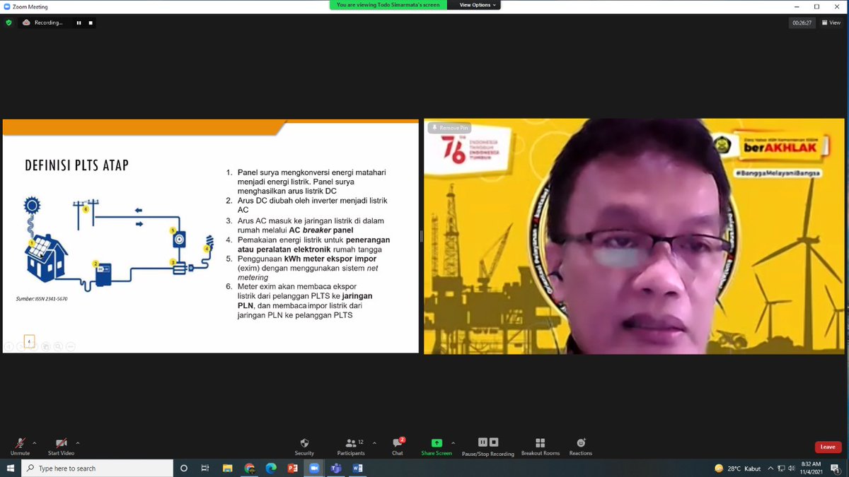 PPSDMKEBTKE's tweet photo. *PPSDM KEBTKE selenggarakan Pelatihan Instalasi Rooftop Photovoltaic Untuk Rumah Tinggal* 
https://t.co/5RwvP6st61

#BanggaMelayaniBangsa
#kesdmesdm
#bpsdmesdm
#ppsdmkebtke
#ketenagalistrikan
#energi
#pelatihan
#sertifikasi
#ditjengatrik
#bimtek
#BLUppsdmkebtke
#ppkBLU https://t.co/EtkaDxmyiN