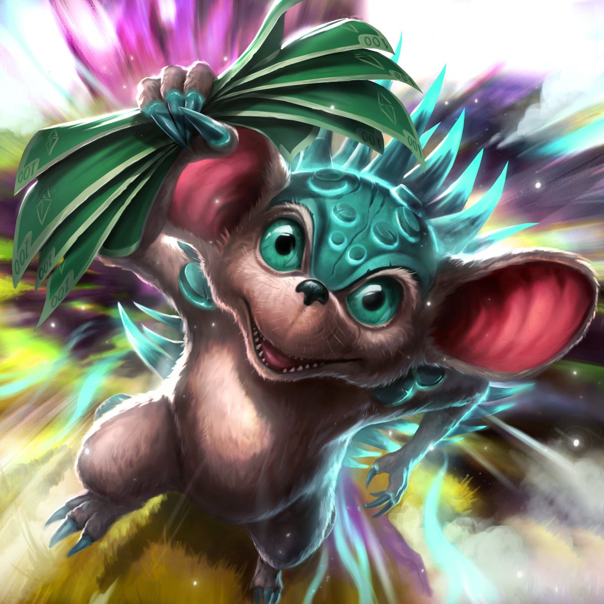 The giveaway isn't over yet! You still have time to enter to win this Tenrec Take My Money NFT! 

Giveaway ends 2PM UTC Saturday Nov. 6. 
Enter now: gleam.io/oS0Ko/illuvium…