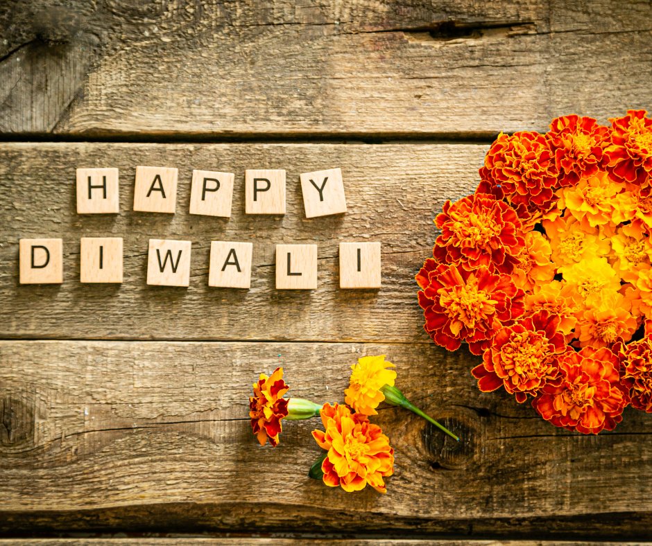 Marigold flowers are synonymous with the gorgeous garlands and decorations that are used throughout Diwali, bringing colour and joy to the month of November. Wishing all of our gardening friends a very happy Diwali.