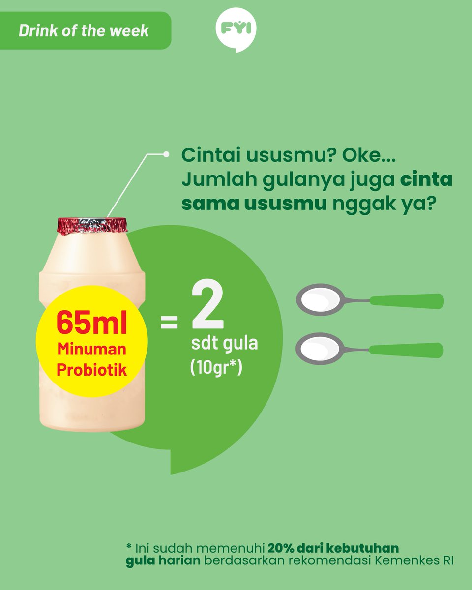 FYIndonesians's tweet photo. Biasanya minuman ini wajib ada di dalam kulkas rumah kamu, nih. Semua anggota keluarga pasti suka.

Tapiii, jangan lupa juga perhatikan jumlah gulanya, besties! Tetap kontrol konsumsinya dan jangan lupa untuk selalu #ceklabel informasi nutrisi minumanmu.

#akumanisminumankujangan https://t.co/GU4RRT9Gtj