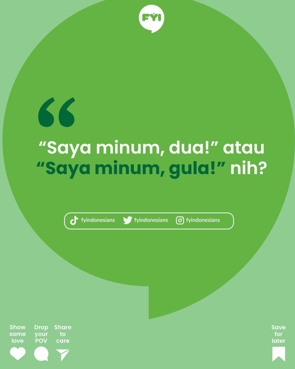 FYIndonesians's tweet photo. Biasanya minuman ini wajib ada di dalam kulkas rumah kamu, nih. Semua anggota keluarga pasti suka.

Tapiii, jangan lupa juga perhatikan jumlah gulanya, besties! Tetap kontrol konsumsinya dan jangan lupa untuk selalu #ceklabel informasi nutrisi minumanmu.

#akumanisminumankujangan https://t.co/GU4RRT9Gtj