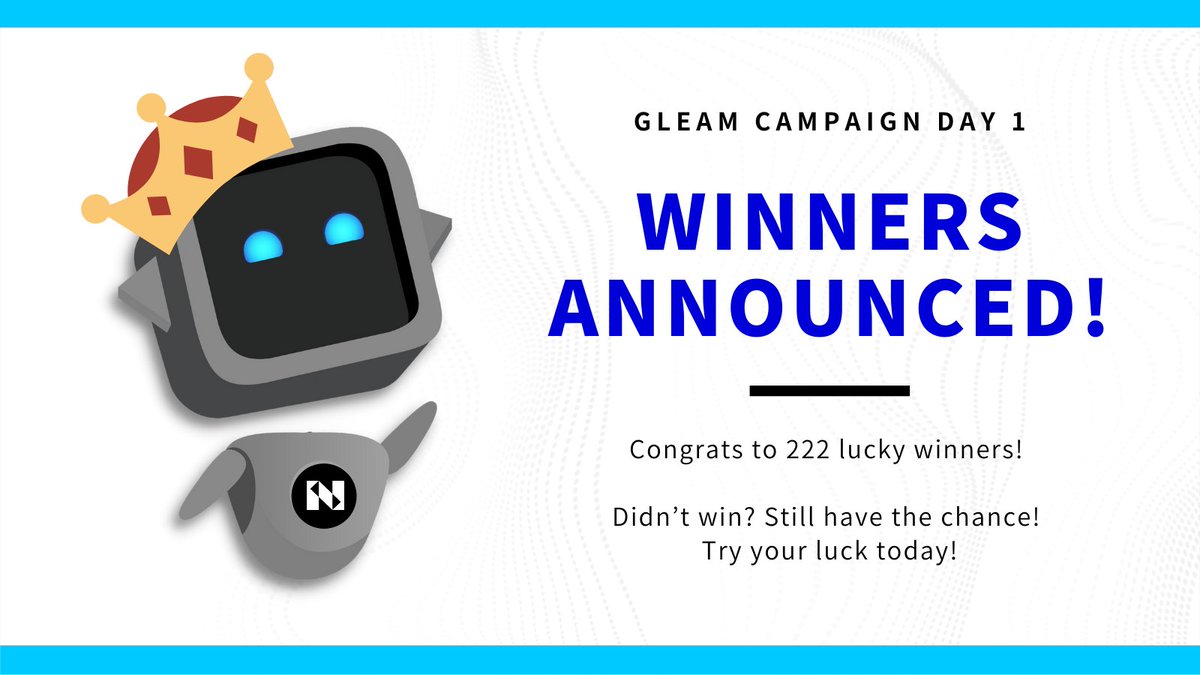 numbersprotocol's tweet photo. Gleam Day 1 finished!
Over 1K people join the campaign🙌
Congrats to 222 winners today!

Didn’t win? Still have chances!
Try your luck👉https://t.co/K2wPwx1Mqc

#NumbersMetaverse #CAPTCHA #number_9th 
*Winners will get email from “service@numbersprotocol.io” be aware of scam! https://t.co/DXIAaTXh4a