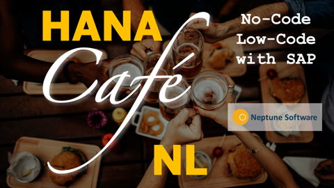 hanacafenl's tweet photo. Next week Friday 15:15 live with @steinermatt @Qualiture @jpenninkhof and @tbroek to talk about #nocode #lowcode with @NeptSoft. Join us live with your questions.
#SAPExperienceCenter #SAPnl
https://t.co/M3ERZgHwcU https://t.co/6VHdLg1S1b