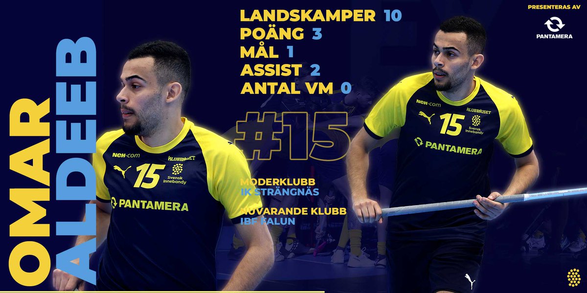 svenskinnebandy's tweet photo. UTTAGEN TILL VM: Omar Aldeeb – Forward – 15
🔥
#innebandy #floorball #wfc2021 #wfchelsinki2021 https://t.co/zYsALvVTdB