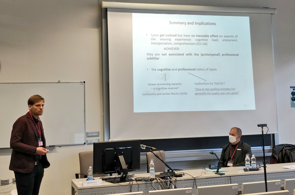 dorrego's tweet photo. So, participants notice typos in #subtitles, but in general, they are not too bothered about them.
#ICTIC3 https://t.co/JCVrBwToBM