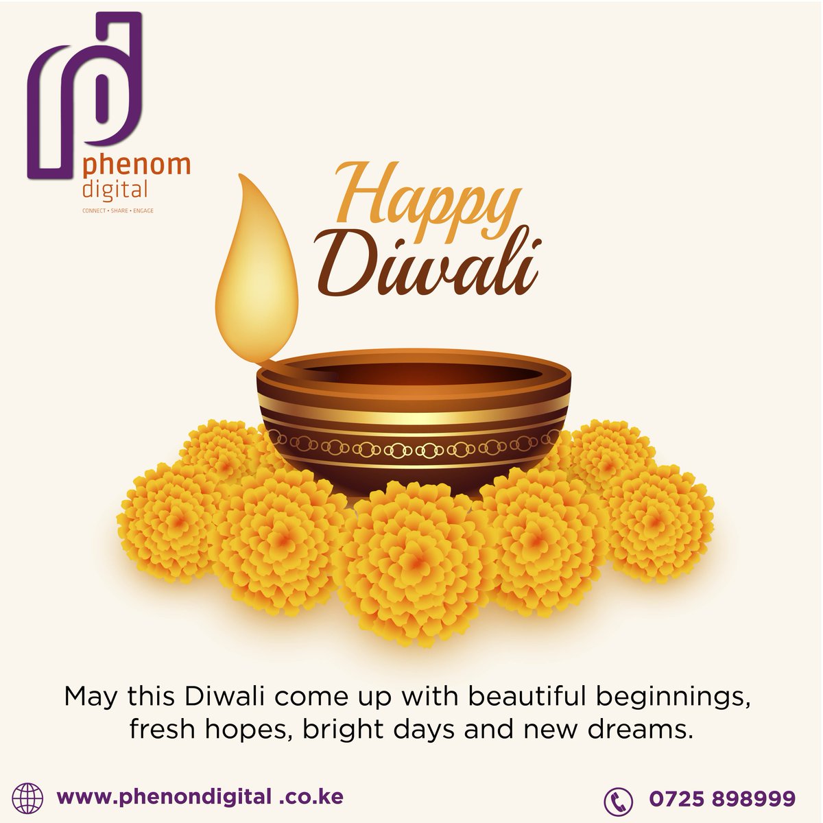 Phenom_Digital's tweet photo. May we all grow together and touch new heights of success.

Warm Diwali wishes for you and your family! https://t.co/I6Fe3x2ZJU