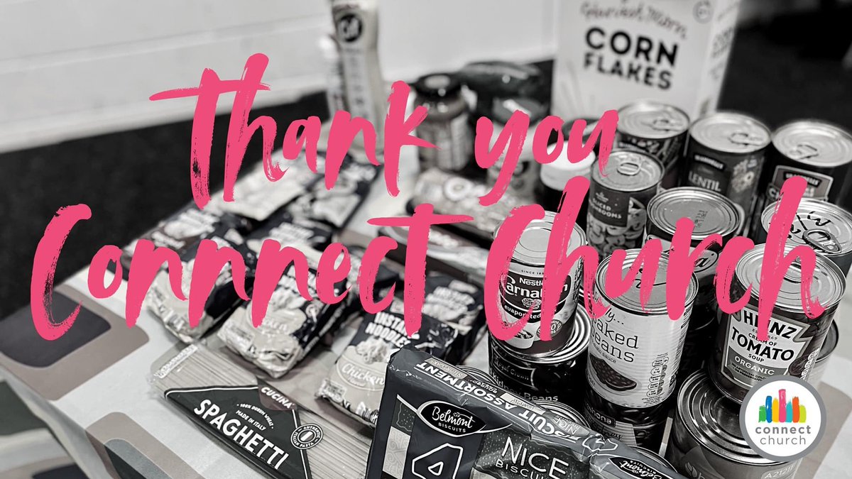 A big thank you Connect Church for regularly donating to the food bank in partnership with King Solomon School. We have been supporting 30 families! We are moving to monthly donations on the first Sunday of each month. Next collection is this Sun 7th Nov. #alwaysonmission