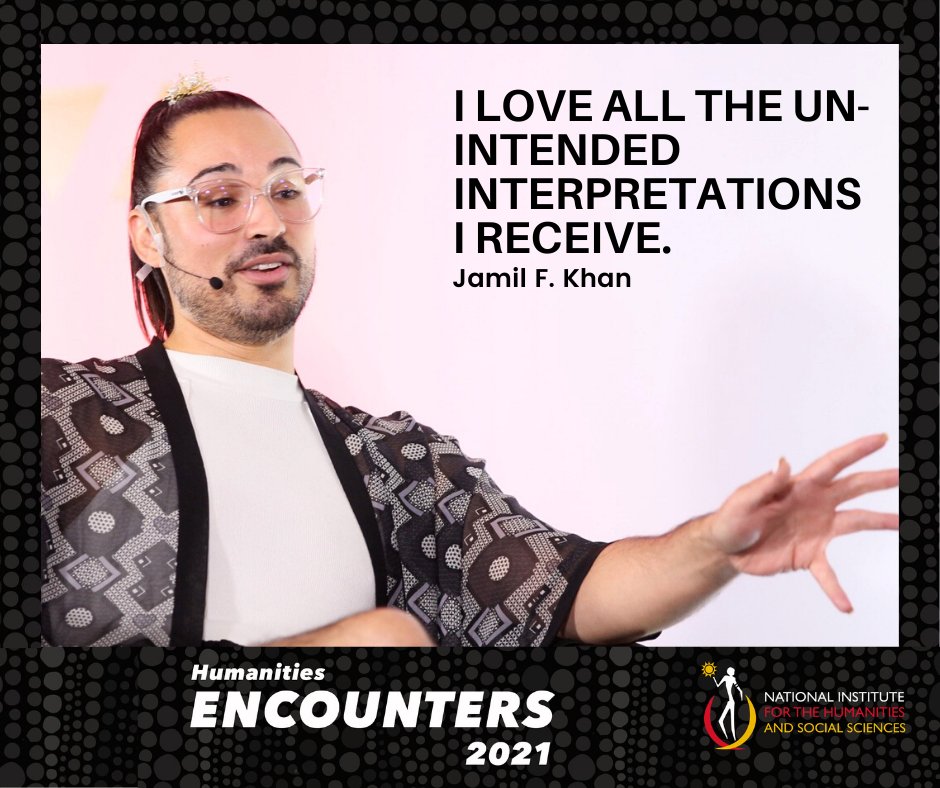 iNIHSS's tweet photo. When asked about the images in their book, Jamil gave this lovely response.
#Encounters2021 https://t.co/0D8XiezP66