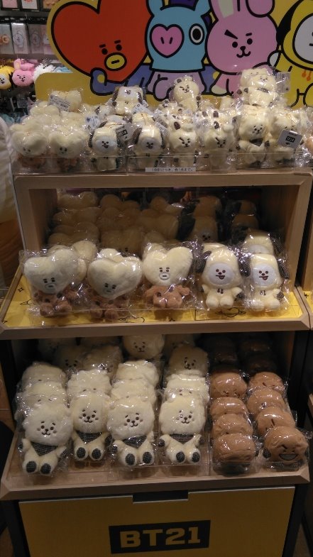 【新品未使用】BT21 グレンチェック　マスコットセット BT21 COOKYグレンチェック3点セット - メルカリ