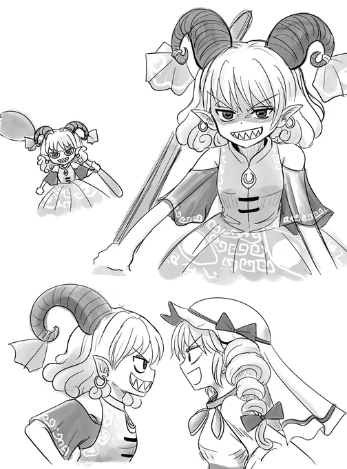 饕餮ちゃんかわいいですね ギザ歯の凶悪幼女すごく好みだ… 