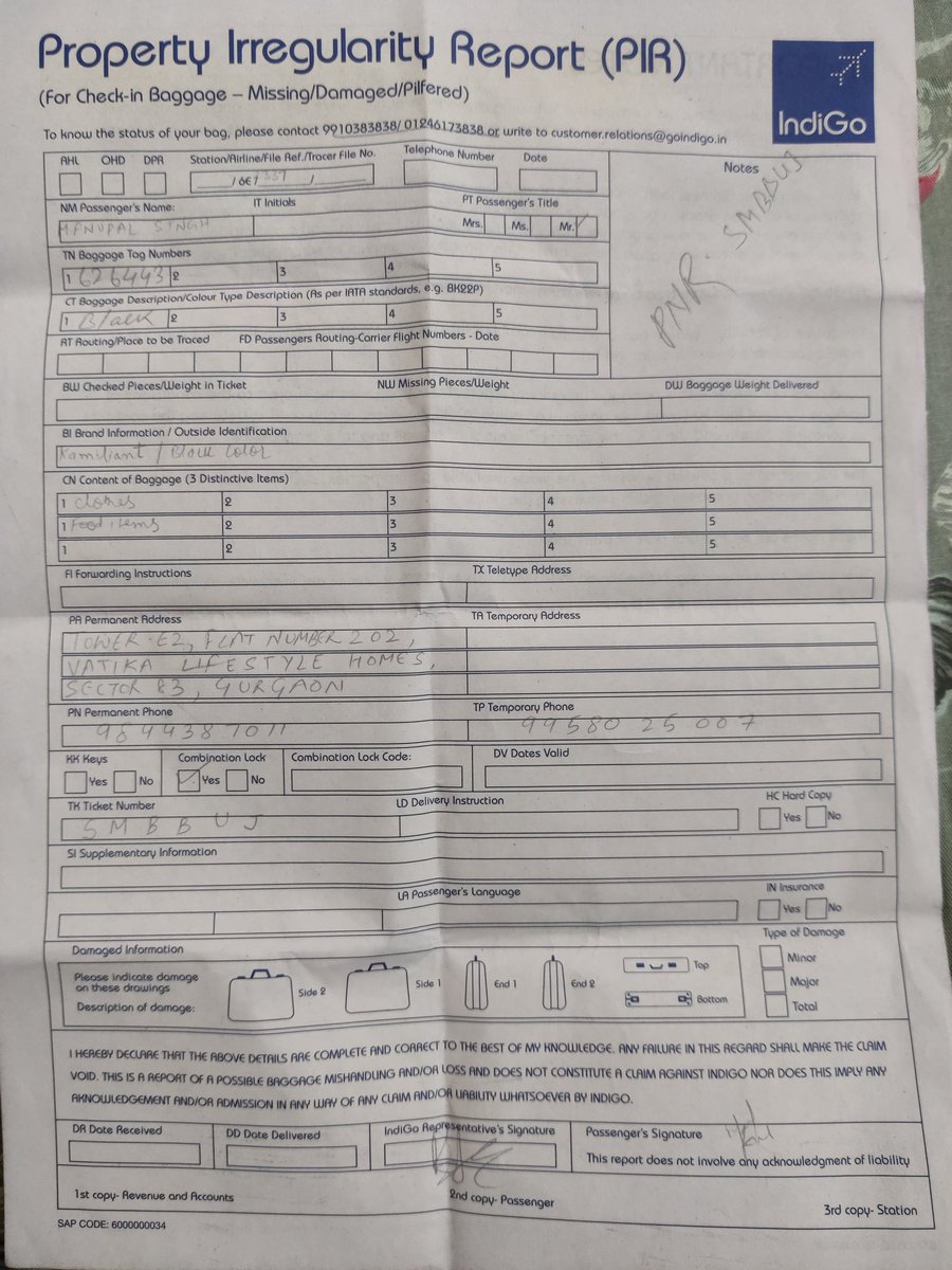 Gagan5692's tweet photo. @IndiGo6E PNR - SMBBUJ https://t.co/U7aS4xgIrA